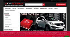 Desktop Screenshot of kingauto.ro